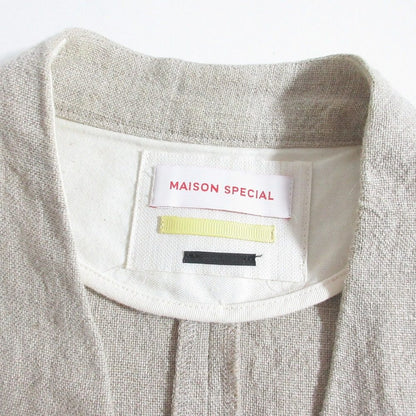 MAISON SPECIAL リネン ロング ジレ ドレス