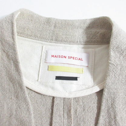 MAISON SPECIAL リネン ロング ジレ ドレス