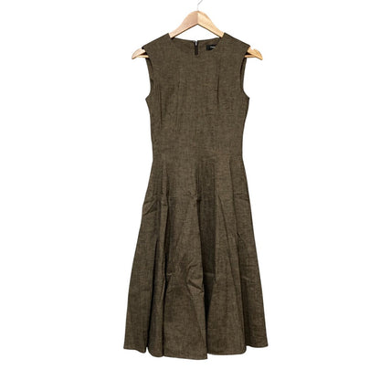 セオリー TEXTURED LINEN リネンワンピース