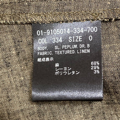 セオリー TEXTURED LINEN リネンワンピース