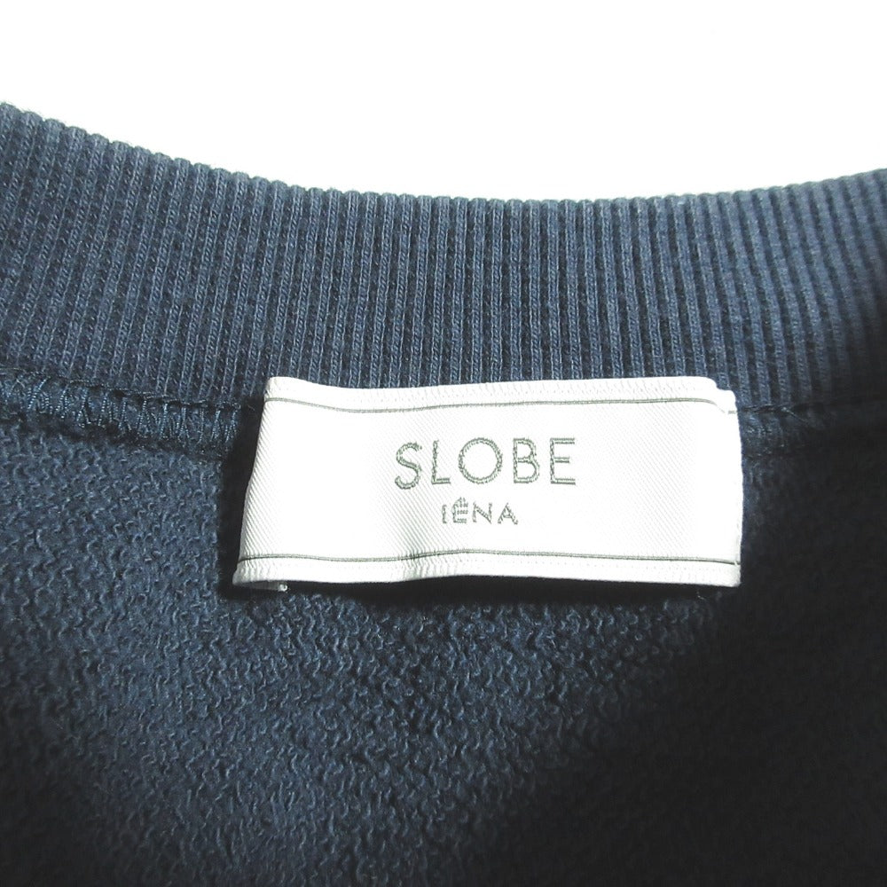 SLOBE IENA 30/10 裏毛 刺繍 スウェット プルオーバー