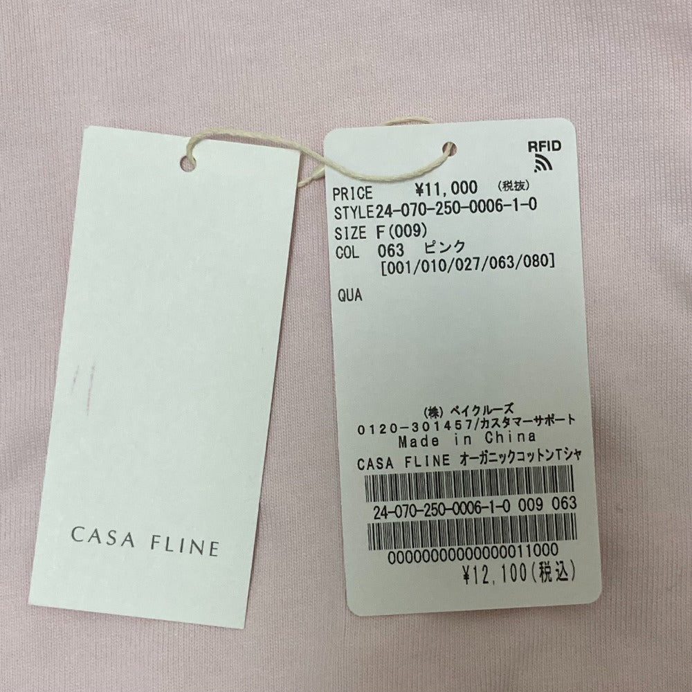CASA FLINE オーガニック コットン ハーフ スリーブ Tシャツ