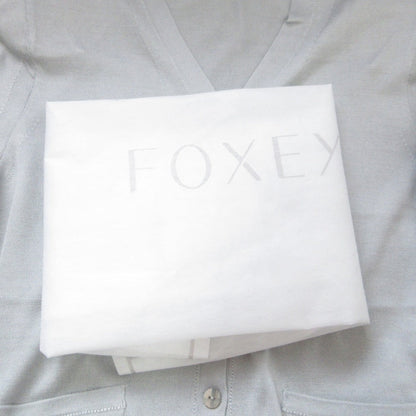 FOXEY シーシェル シルク カーディガン