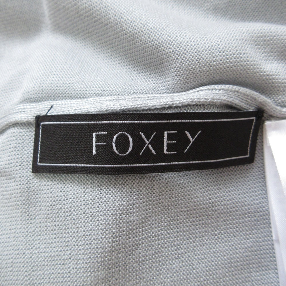 FOXEY シーシェル シルク カーディガン