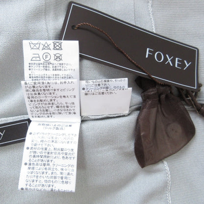 FOXEY シーシェル シルク カーディガン