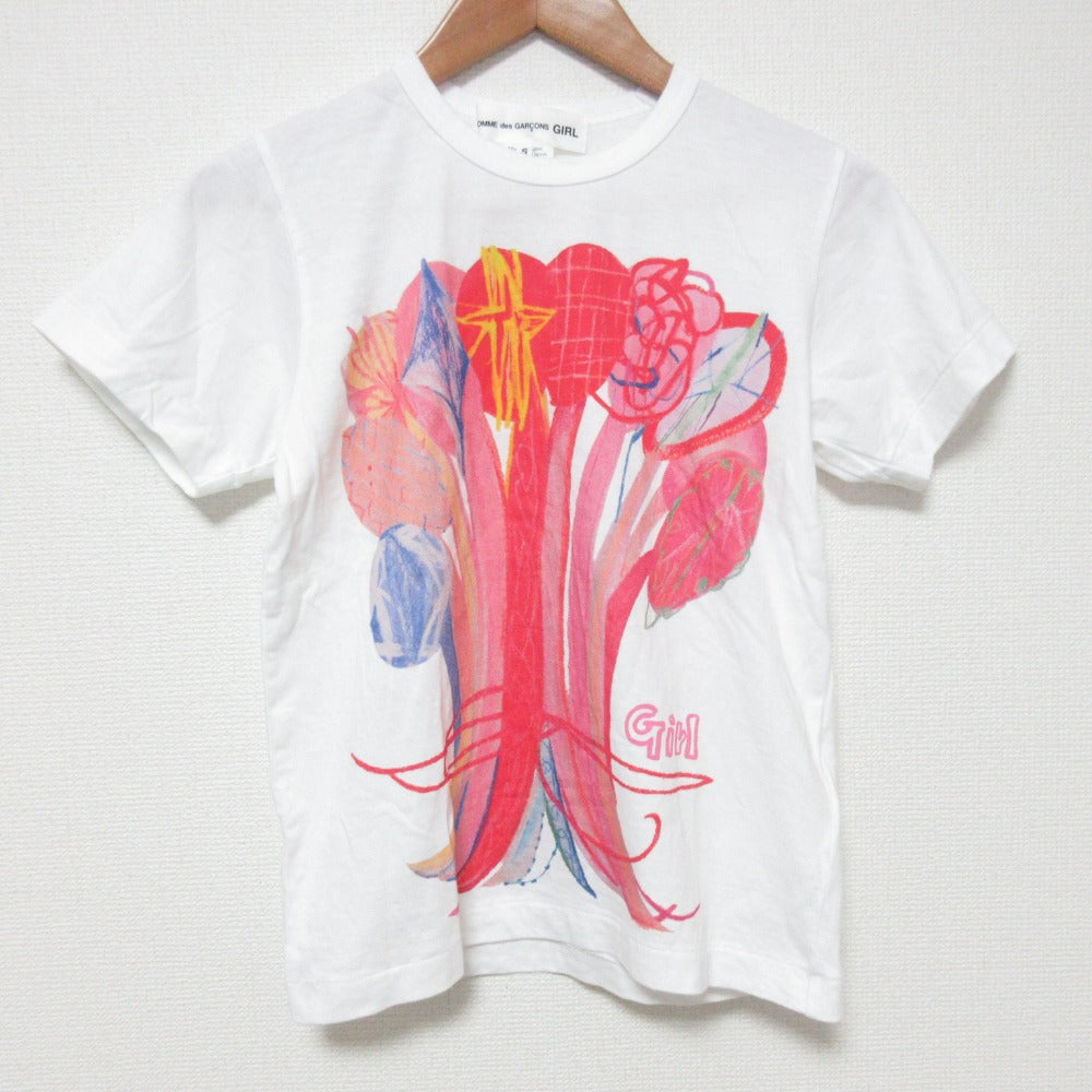 コムデギャルソンガール 限定花束Tシャツ