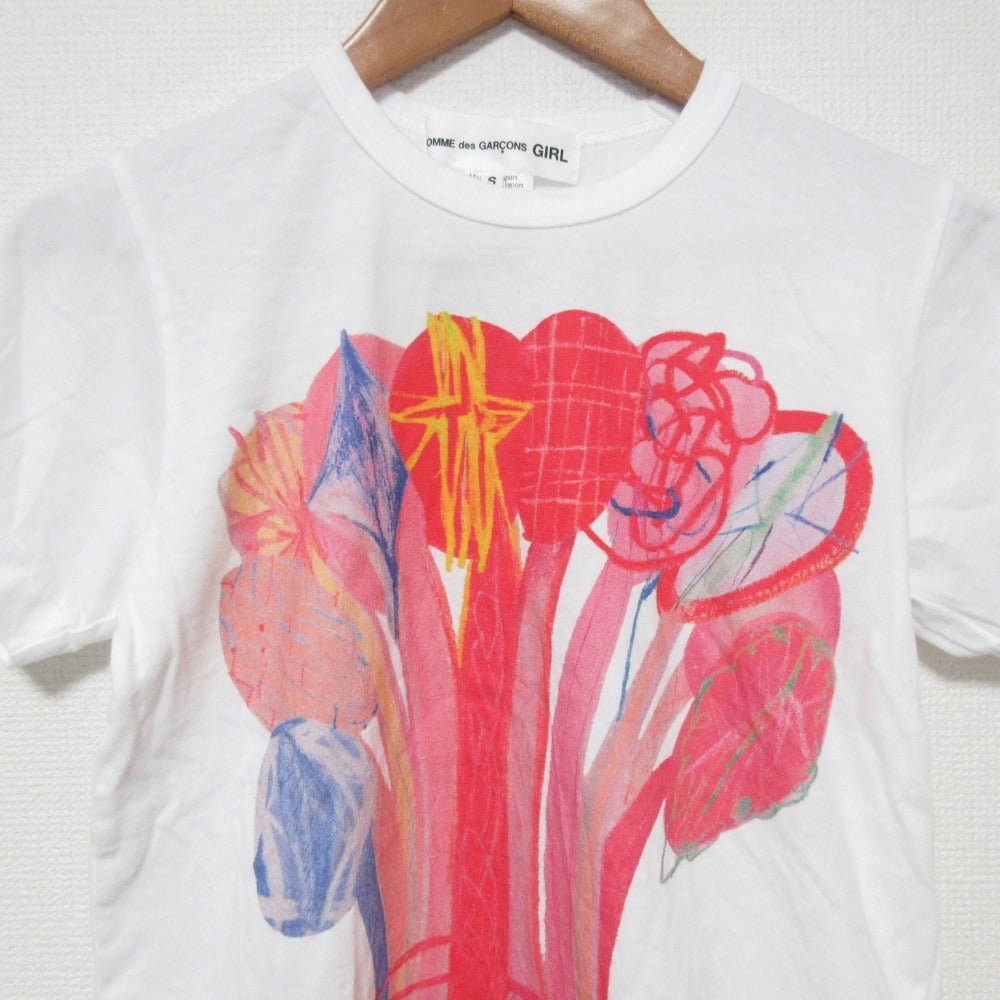コムデギャルソンガール 限定花束Tシャツ