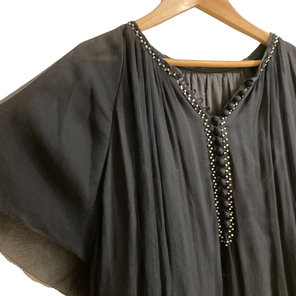 MACPHEE シルク シフォン ドレス
