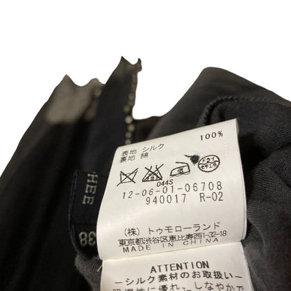 MACPHEE シルク シフォン ドレス