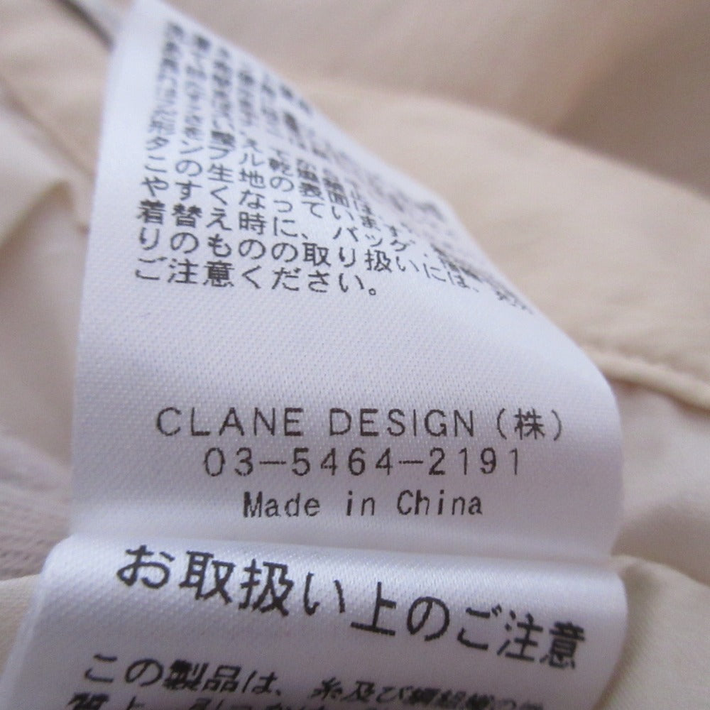 CLANE ストレートシアーパンツ