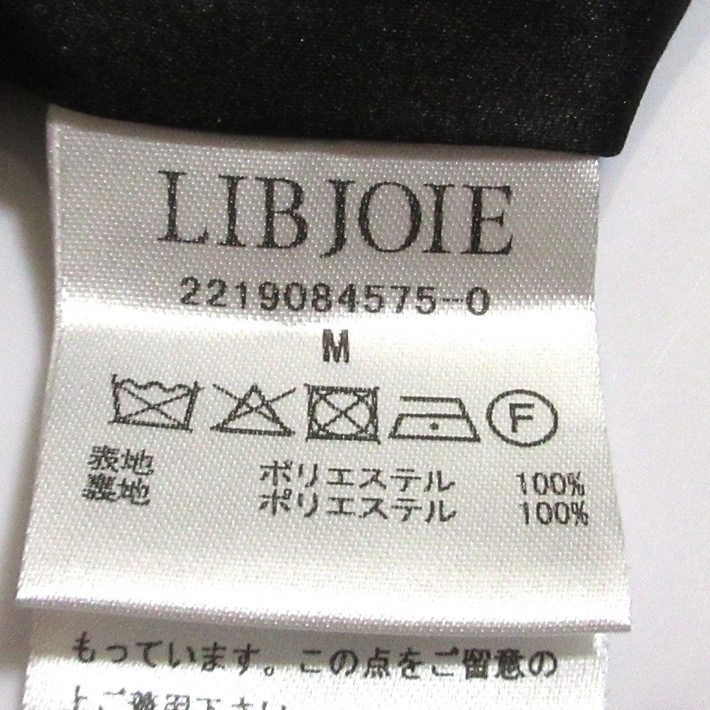 LIBJOIE ギャザー ベルト フレア ロング ドレス