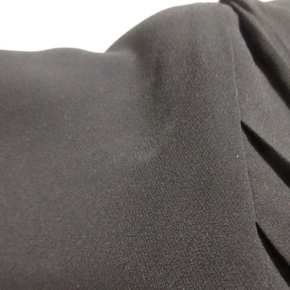 LIBJOIE ギャザー ベルト フレア ロング ドレス