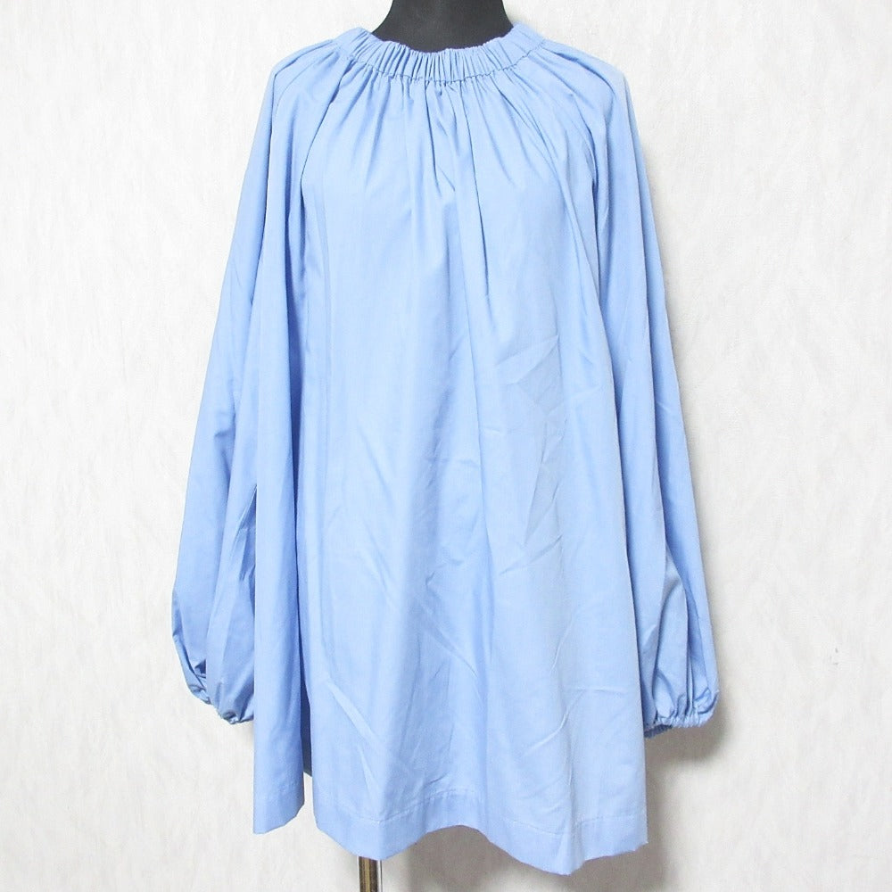 ELE STOLYOF T/C ブロード ギャザード ブラウス