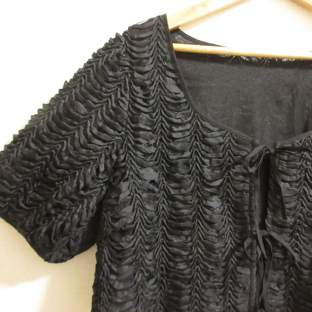 GRACE CONTINENTAL レース クロップド ブラウス