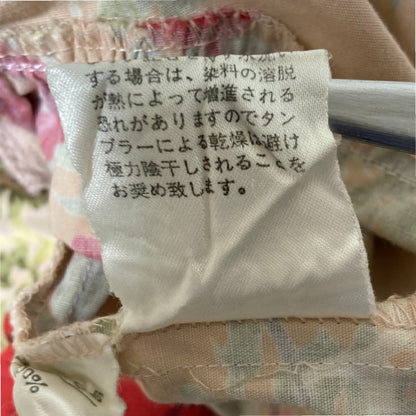 ピンクハウス レースフラワープリントブラウス