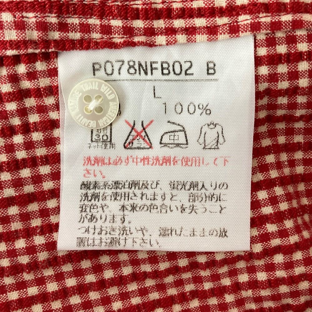 ネイチャートレイルフリルチェックシャツ