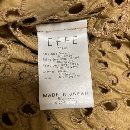 EFFE BEAMS アイレット 刺繍 2way セットアップ