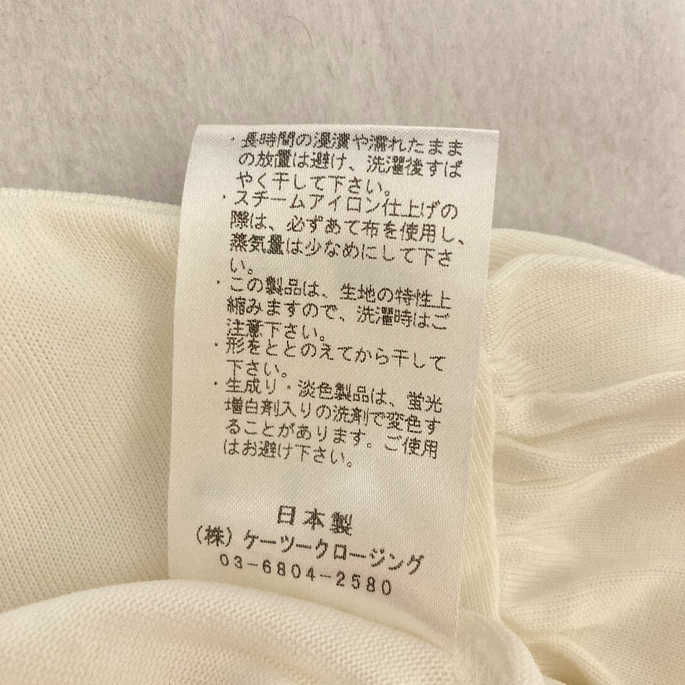 ヨリ パフスリーブラウンドヘム天竺カットソー