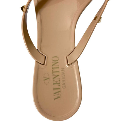 ヴァレンティノ ガラヴァーニ ロックスタッズ ラバー サンダル