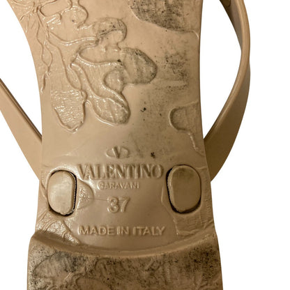 ヴァレンティノ ガラヴァーニ ロックスタッズ ラバー サンダル