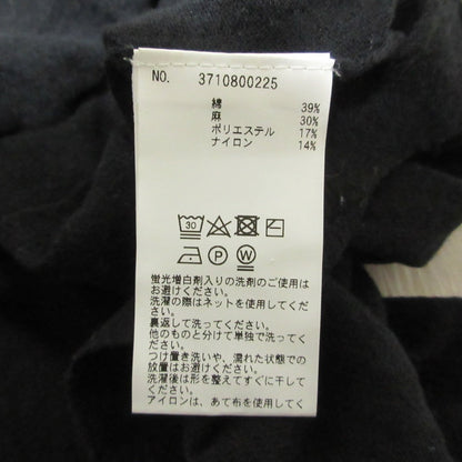 デミリー リネンブレンドニット半袖セーター