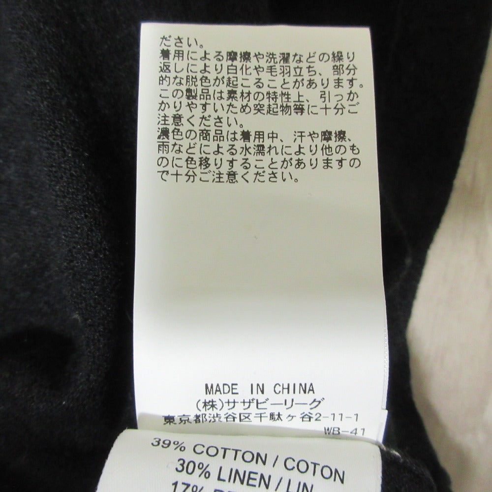 デミリー リネンブレンドニット半袖セーター