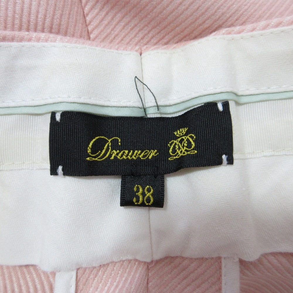 Drawer コットン ナイロン ツイル テーパード パンツ