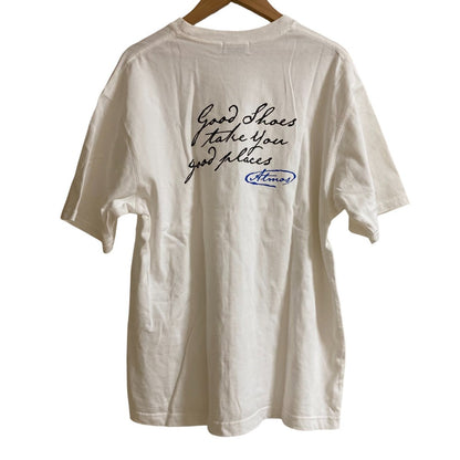 アトモス Message Logo コットンTシャツ
