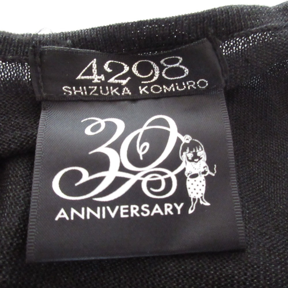4298シズカコムロノースリーブシャーリングカットソー