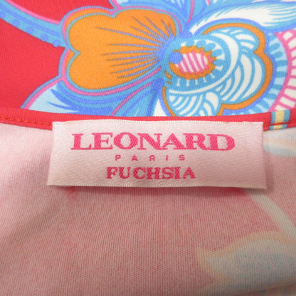 レオナール FUCHSIA シルク混紡カットソー