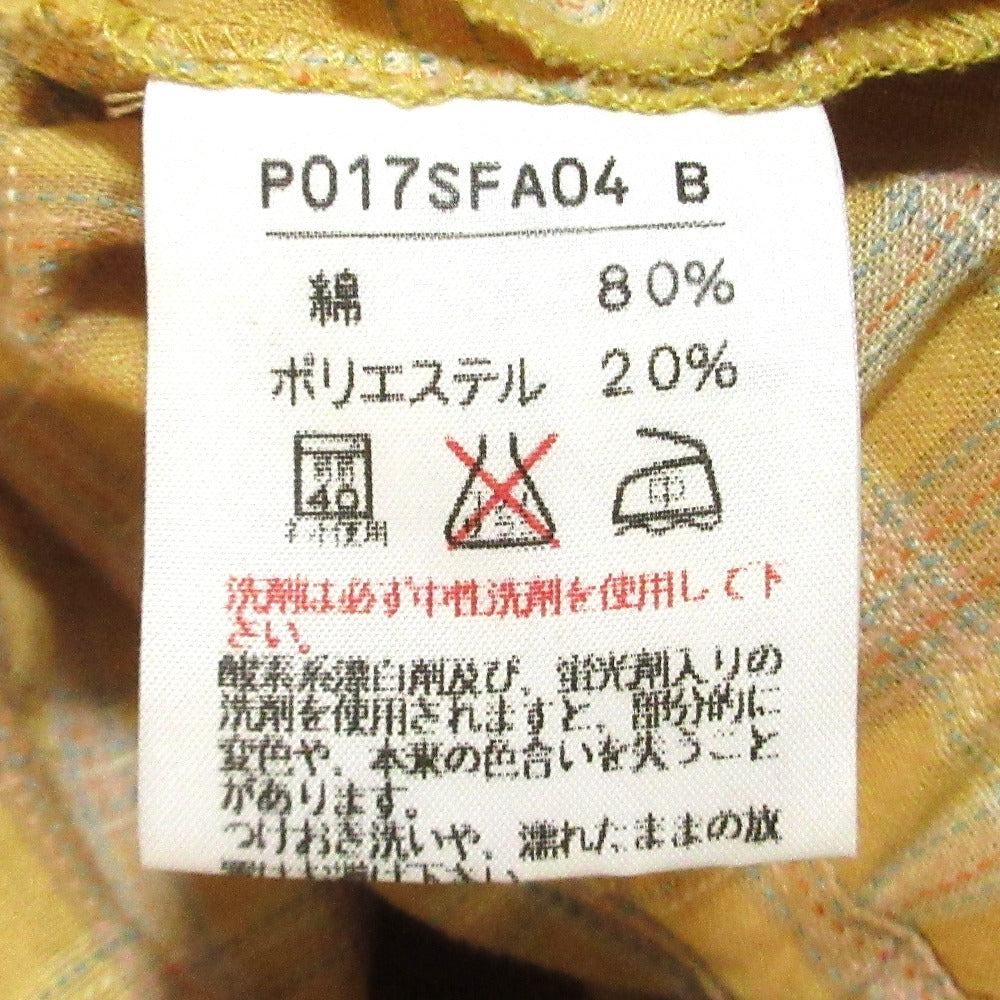 PINK HOUSE チェックレースロングワンピース