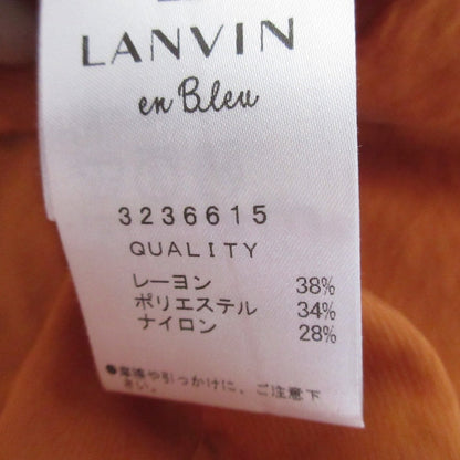 ランバン ピンタックギャザー半袖ブラウス