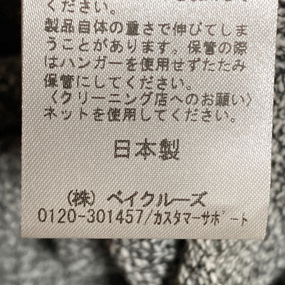ノーブル 片畦ニットノースリーブプルオーバー