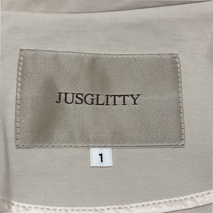 Jusglitty 撥水 ロング トレンチ コート