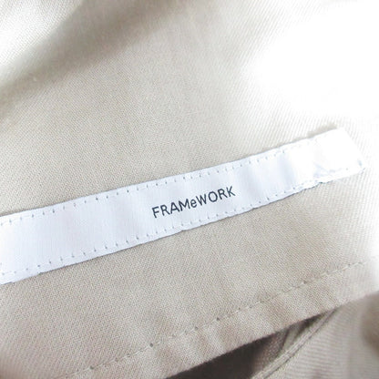 FRAMeWORK リネン ライク パンツ