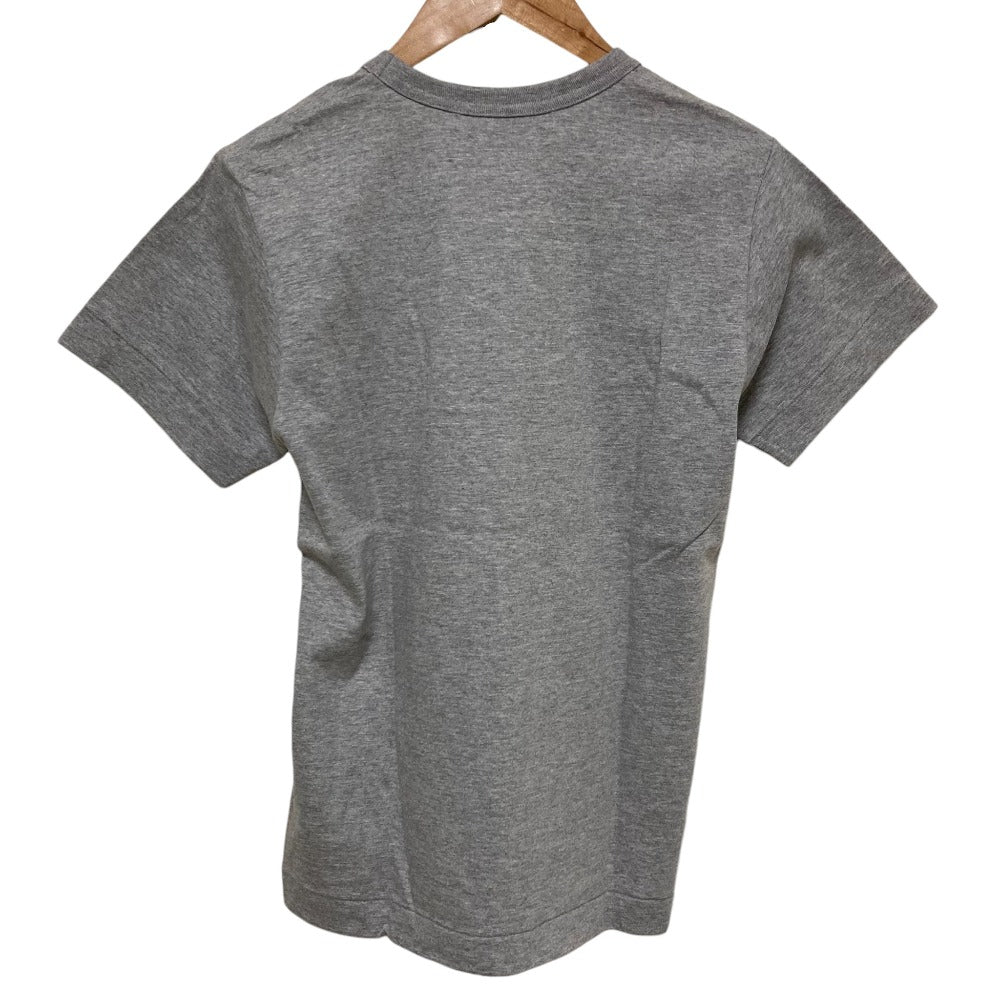 プレイコムデギャルソン ダブルハートワッペン コットン クルーネック半袖Tシャツ