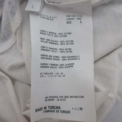 プラダ フラワー プリント パネル クルーネック Tシャツ