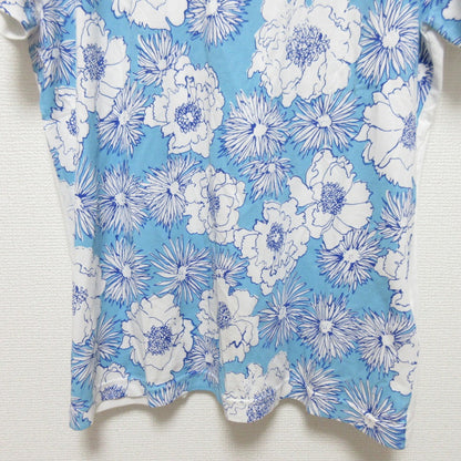プラダ フラワー プリント パネル クルーネック Tシャツ
