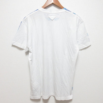 プラダ フラワー プリント パネル クルーネック Tシャツ