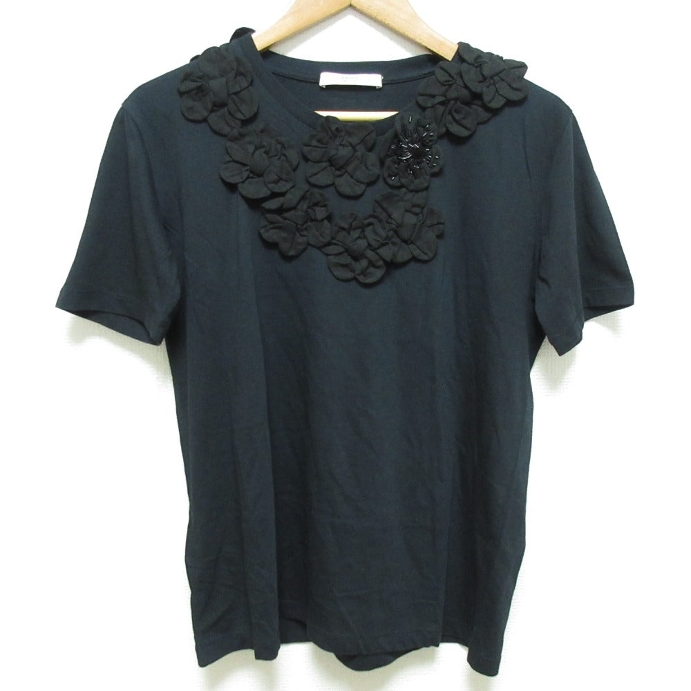 プラダ フラワー モチーフ クルーネック Tシャツ