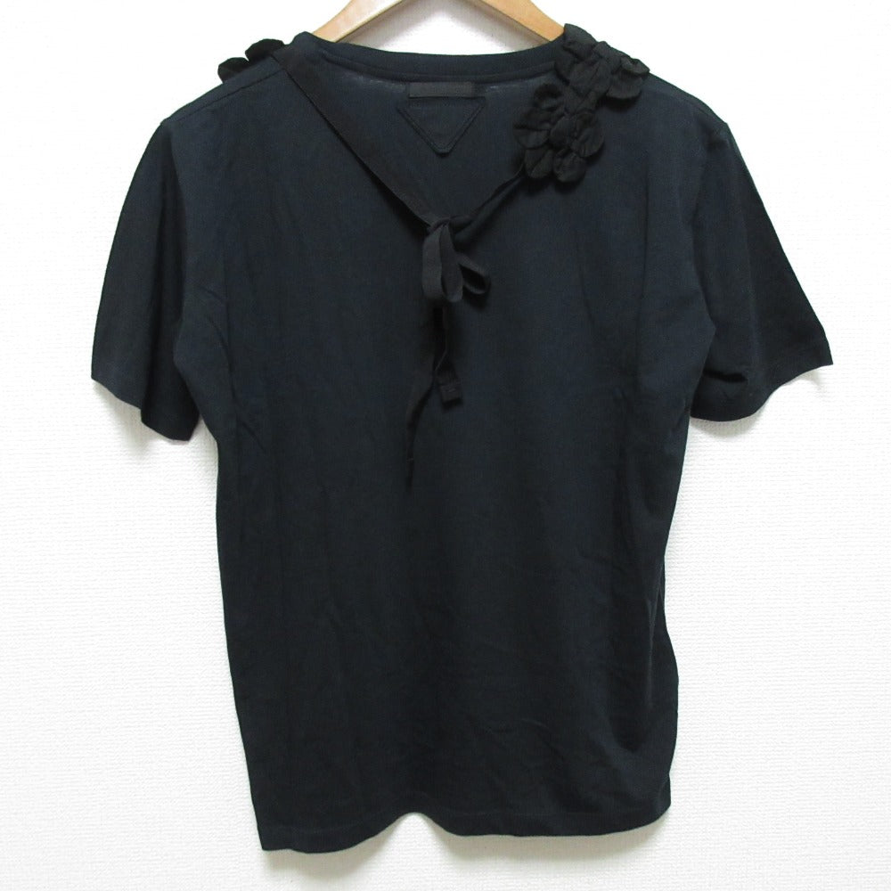 プラダ フラワー モチーフ クルーネック Tシャツ