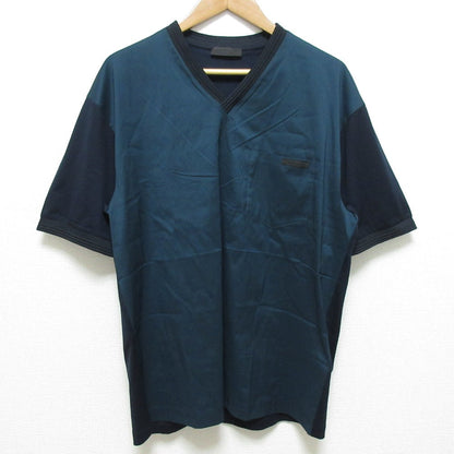 プラダ Vネック バイカラー Tシャツ