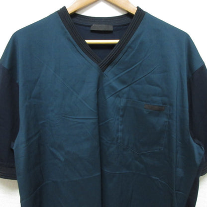 プラダ Vネック バイカラー Tシャツ