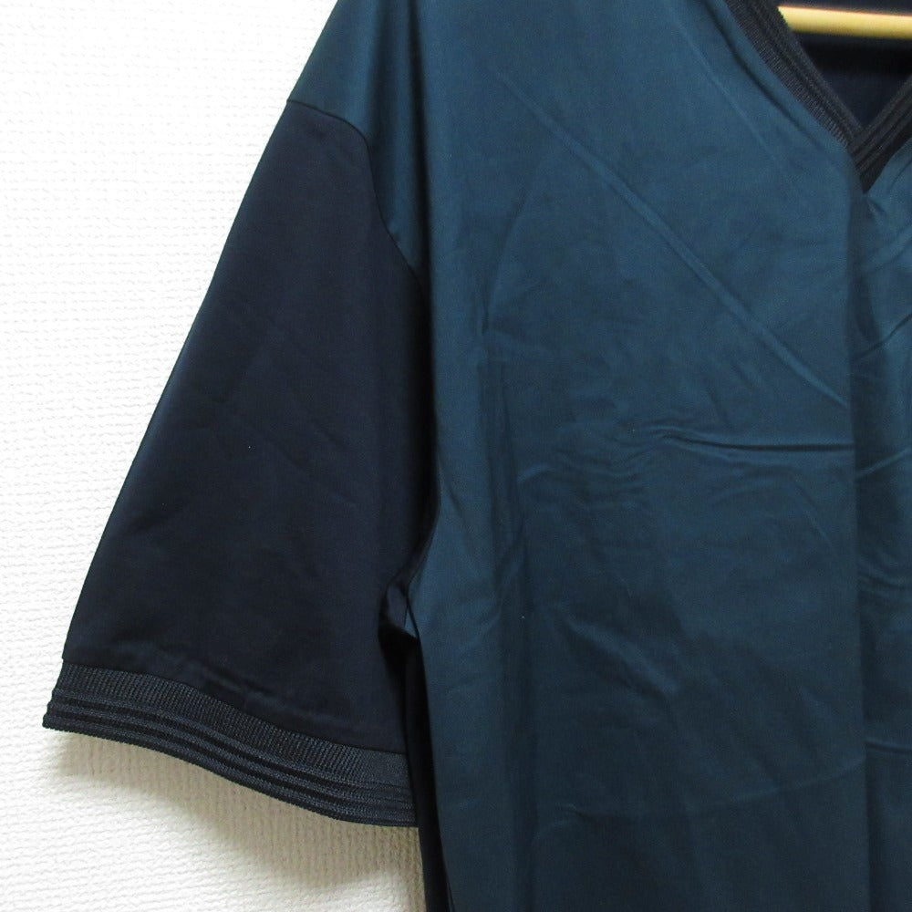 プラダ Vネック バイカラー Tシャツ