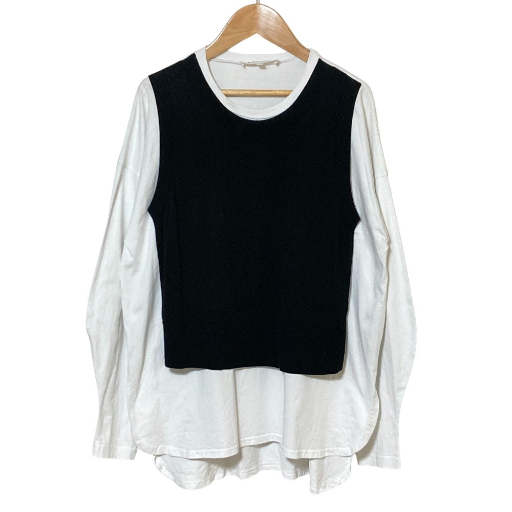 エンフォルド ニットベストドッキングロングスリーブカットソー