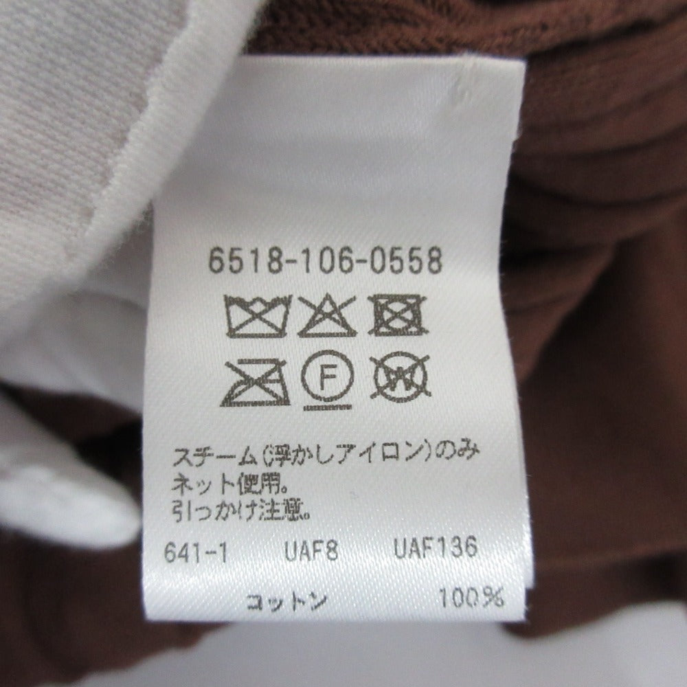 ドゥロワー コットンショートスリーブニットポロシャツ