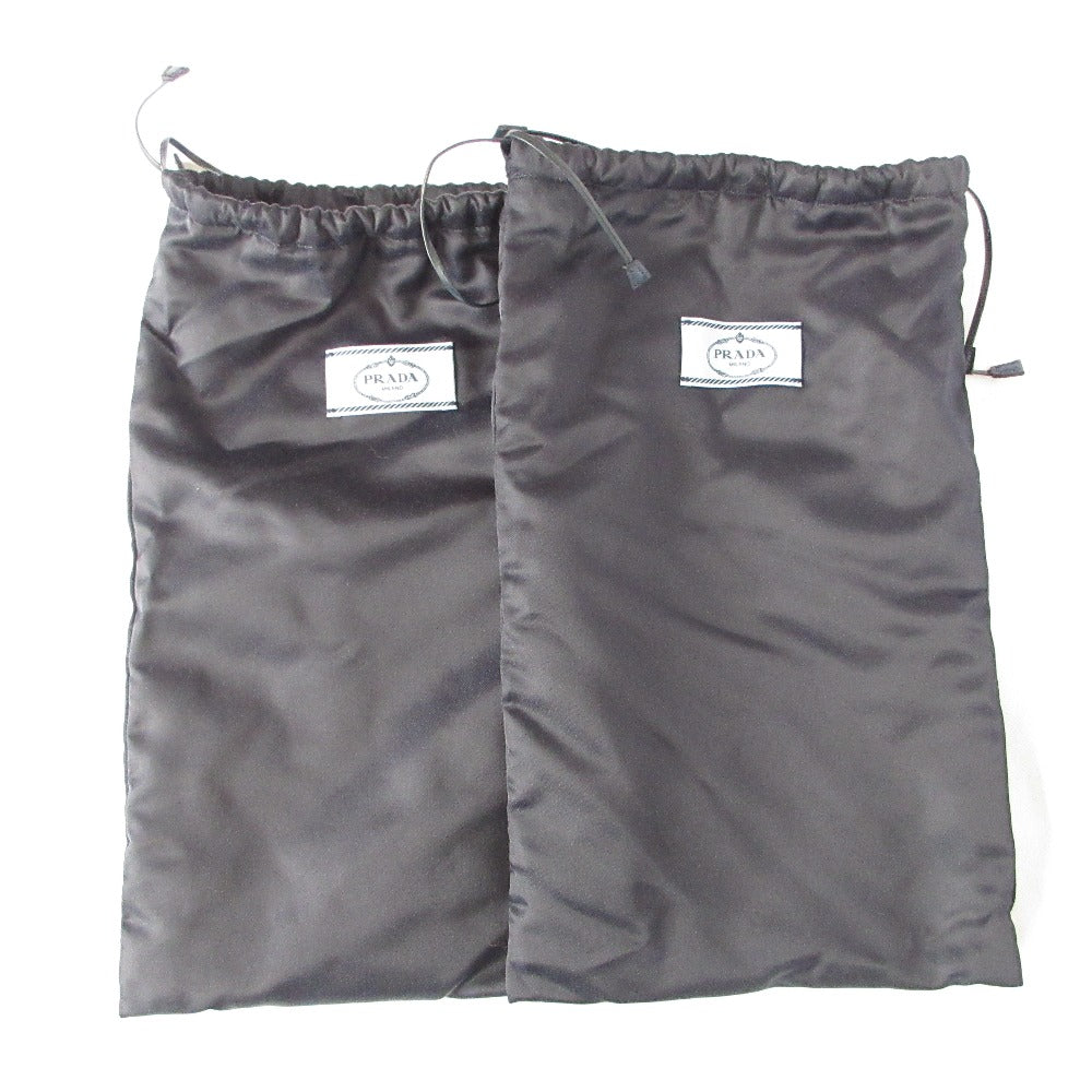 プラダ クロス ストラップ レザー サンダル