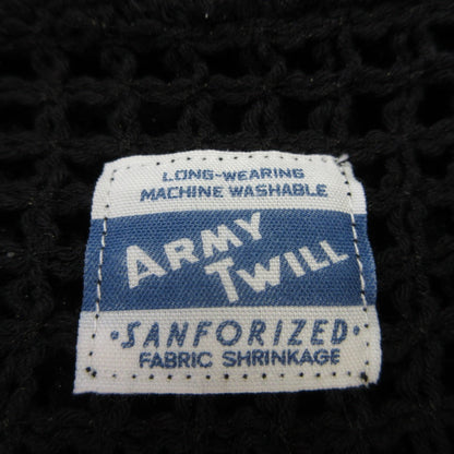 ARMY TWILL コットン メッシュ シャツ
