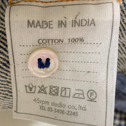 45R インド ダブル 織り フランネル ブラウス