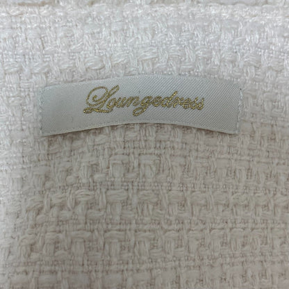 Loungedress クロップド ノーカラー ジャケット